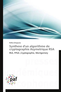 Synthese d'un algorithme de cryptographie asymetrique rsa