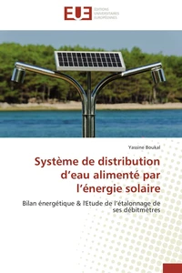 Système de distribution d eau alimenté par l énergie solaire