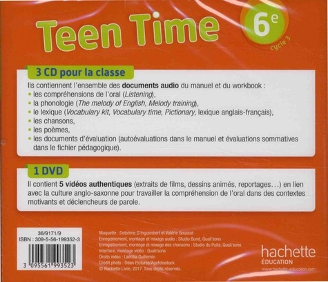 Teen Time 6e A1>A2  1 DVD + 3 CD audio