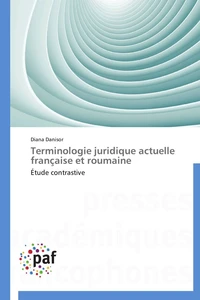 Terminologie juridique actuelle française et roumaine