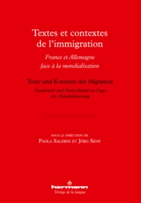 Textes et contextes de l'immigration