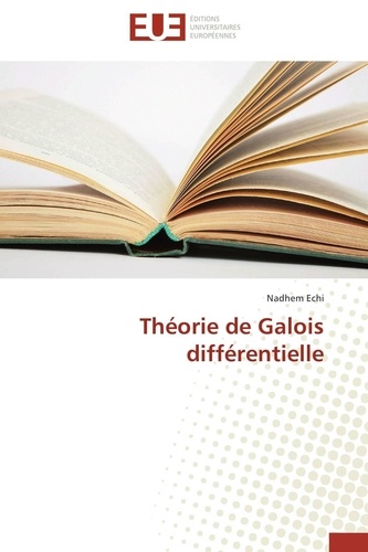Théorie de galois différentielle de Echin Livre Decitre