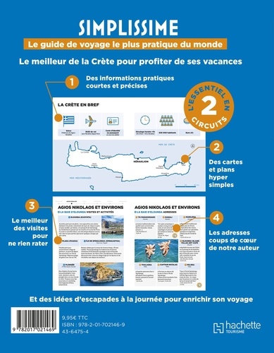 Simplissime Crète. Le guide de voyage le + pratique du monde