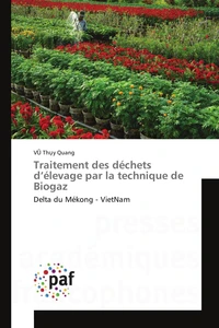 Traitement des déchets d'élevage par la technique de Biogaz