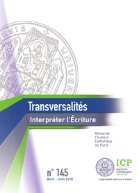 Transversalités N°145