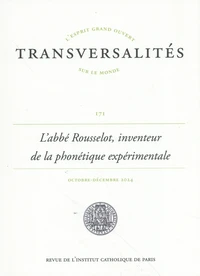 L'abbé Rousselot, inventeur de la phonétique expérimentale