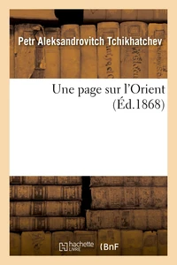 Une page sur l'Orient
