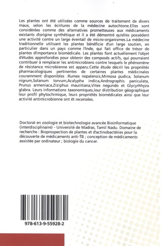 Une revue sur une sélection de plantes médicinales. Taxonomie, distribution, phytochimie et activités biomédicales d'une sélection de plantes médicinales indiennes