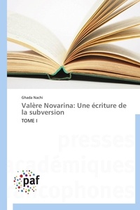  Nachi-g - Valère novarina: une écriture de la subversion.