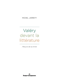Valéry devant la littérature