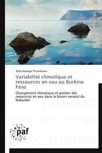 Variabilite  climatique et ressources en eau au burkina faso