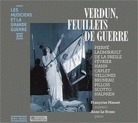  Collectif - Verdun, feuillets de guerre - Les musiciens et la grande guerre XVI.