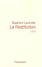 Hadrien Laroche - La Restitution.
