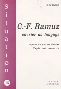 C.-F. Ramuz, ouvrier du langage