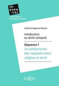 Introduction au droit comparé - Séquence 7.La comparaison des rapports entre religion et droit