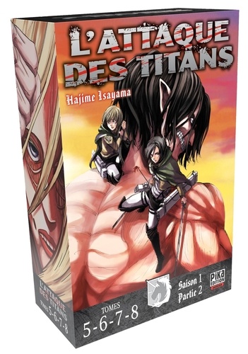 L'attaque des titans Tomes 5 à 8 Coffret en 4 volumes