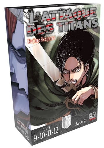 L'attaque des titans Tomes 9 à 12 Coffret en 4 volumes