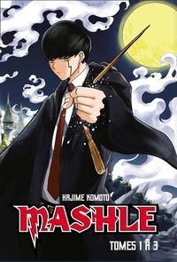 Hajime Komoto - Mashle  : Coffret en 3 volumes : Tome 1, Mash Burnedead et ses muscles d'enfer ; Tome 2, Mash Burnedead et la magie de fer ; Tome 3, Mash Burnedead et le sorcier masqué.