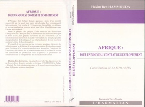 Hakim Ben Hammouda - Afrique - Pour un nouveau contrat de développement.