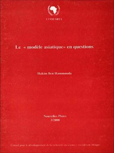 Hakim Ben Hammouda - Le « modèle asiatique » en questions.