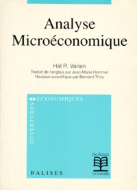 Hal-R Varian - Analyse microéconomique.