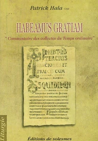 Habeamus Gratiam.
