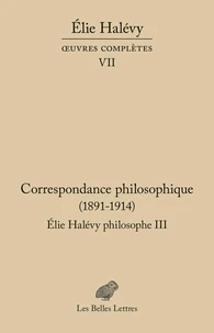 Elie Halévy philosophe