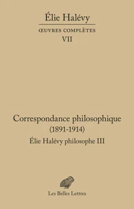 Elie Halévy philosophe