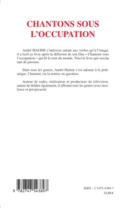 Chantons sous l'occupation
