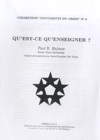 Qu'est-ce qu'enseigner ?