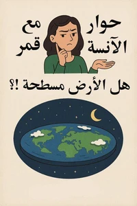 حكاية قمر: هل الأرض مسطحة !؟