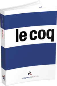 AGENDA 1 JOUR/P LE COQ SPORTIF COUV SOUPLE 12X17 320P 23-24 ASSORTI FR