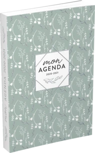 Agenda fantaisie mix-mat rase vif 12x17 320p 1 jour/page 26-27 assorti fr