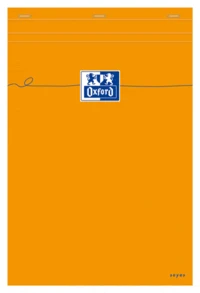 Bloc orange oxford agrafe 210x297 160p optik p. seyes+marge