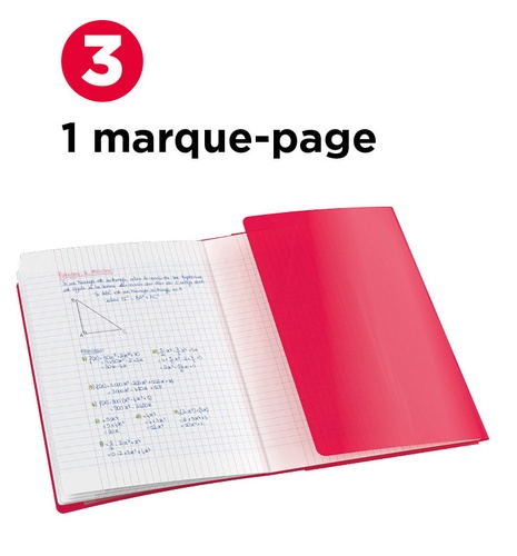 CAHIER EASYBOOK AGRAFE 240X320 96P 90G SEYES ASSORTI