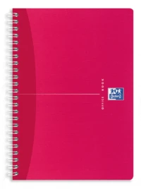 Cahier intégrale Oxford My Colours - 14,8x21 cm - 180 pages quadrillées 90g - Coloris assortis