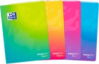 Cahier oxford easybook fusion agrafe 240x320 96p optik p. seyes polypro assorti
