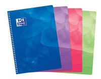 Cahier oxford lagoon integrale 210x297 100p optik p. q5/5+tag polypro assorti