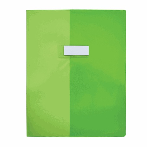 HAMELIN - Protège-cahier transparent vert - 21x29,7cm