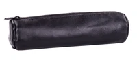 Trousse ronde cuir ebene