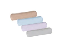 Trousse ronde en cuir L'Etudiant - Pastel