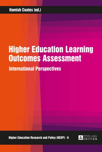 Hamish Coates - Higher Education Learning Outcomes Assessment - International Perspectives.
