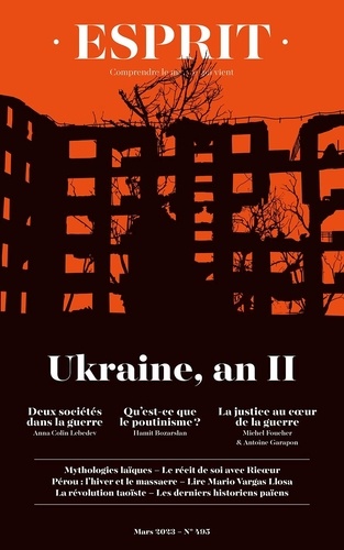 Esprit N° 495, mars 2023 Un an de guerre en Ukraine