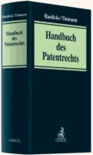 Handbuch des Patentrechts.