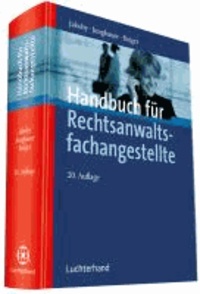 Handbuch für Rechtsanwaltsfachangestellte.