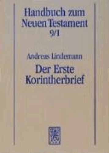 Handbuch zum neuen Testament 9/1. Der Erste Korintherbrief.