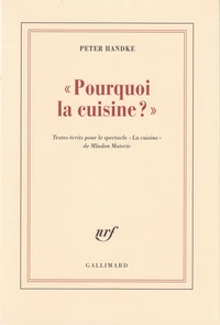 Pourquoi la cuisine ?