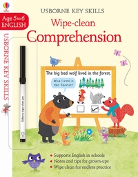 Hannah Watson et Anna Suessbauer - Wipe-clean comprehension - Age 5 to 6 english.