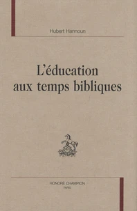 L'éducation aux temps bibliques
