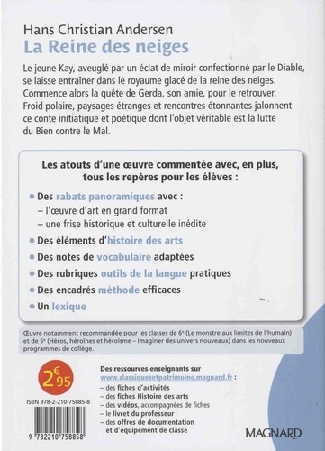La Reine des neiges de Hans Christian Andersen - Poche - Livre - Decitre